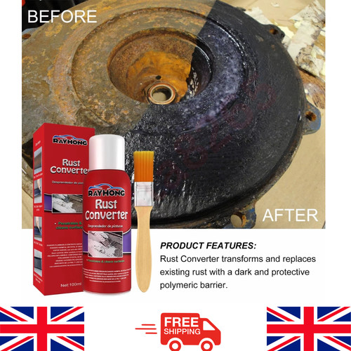 Car chassis rust converter - chassis,