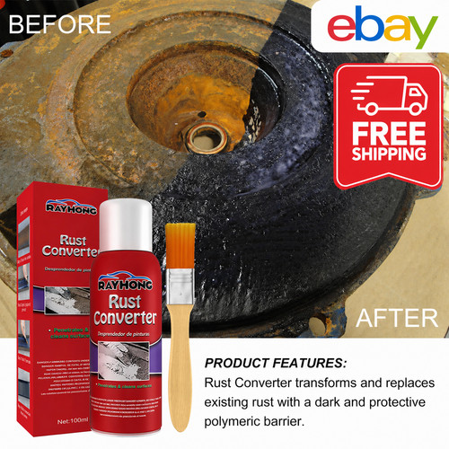 Car chassis rust converter - rust,