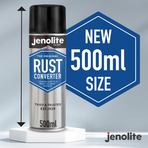 Jenolite rust converter spray - rust,